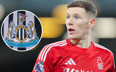 1亿镑标价！曼联纽卡争夺诺丁汉森林中场安德森