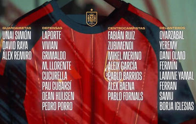 西班牙足协公布11月国家队比赛日大名单